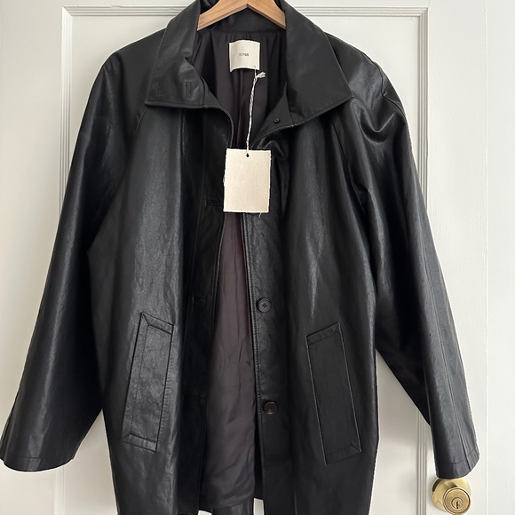 VERSO KR vegan leather blouson coat - Picture 7 of 8